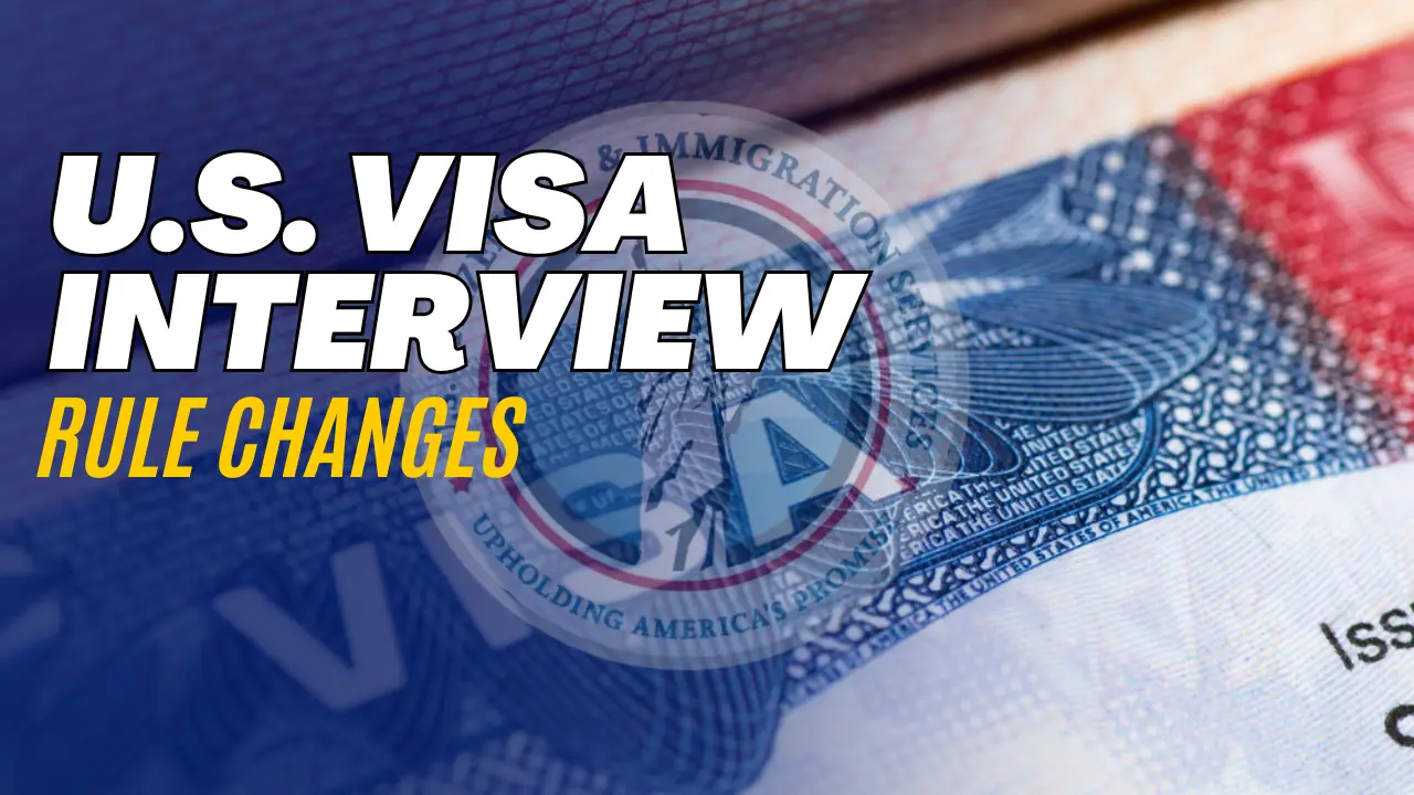 Immigrant applicant waiting for visa interview at U.S. consulate – new May 2025 rules