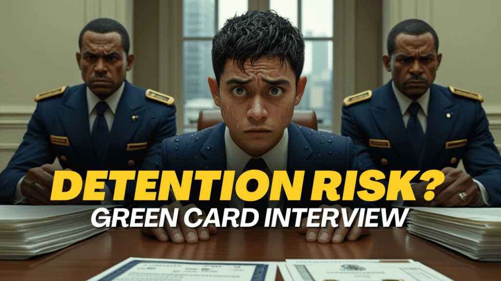 Immigrant detained during green card interview in 2025 – know your rights and next steps