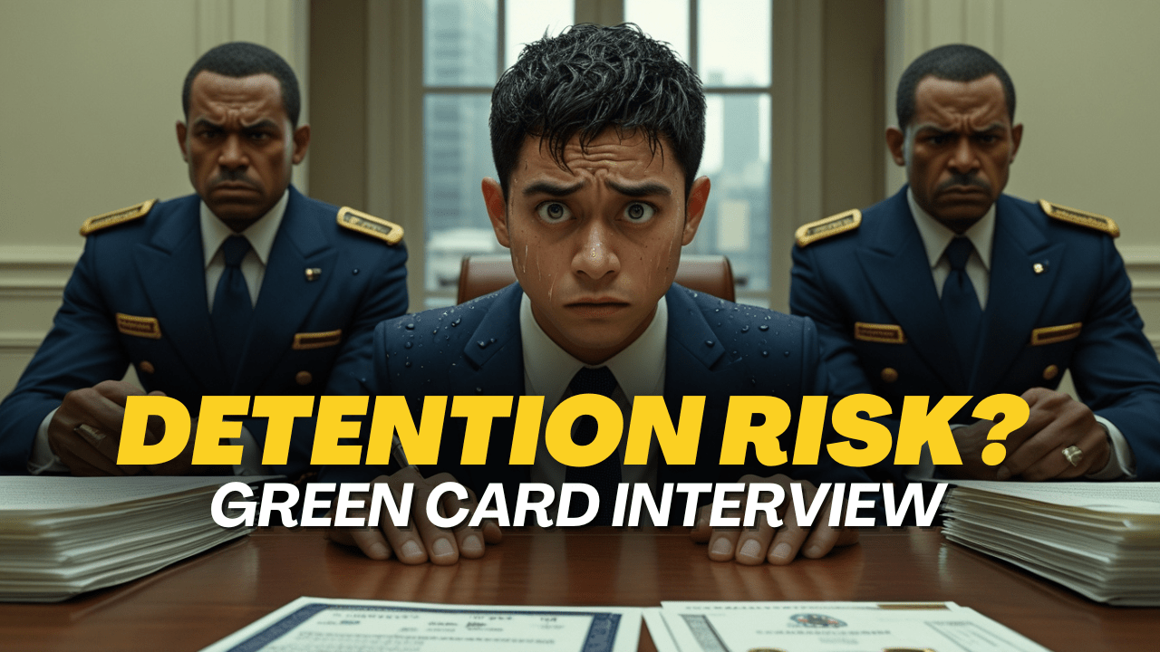 Immigrant detained during green card interview in 2025 – know your rights and next steps
